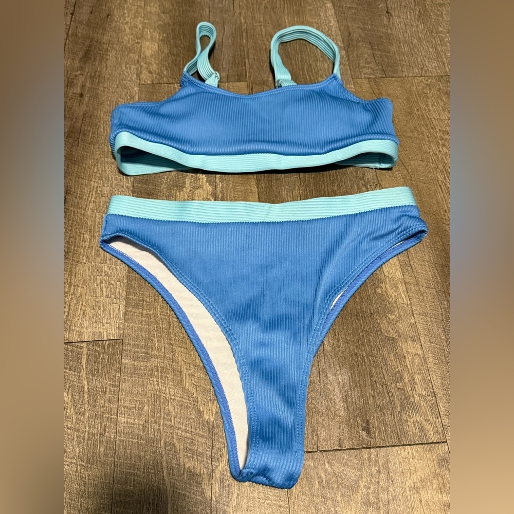SHEIN Blue Bikini Set